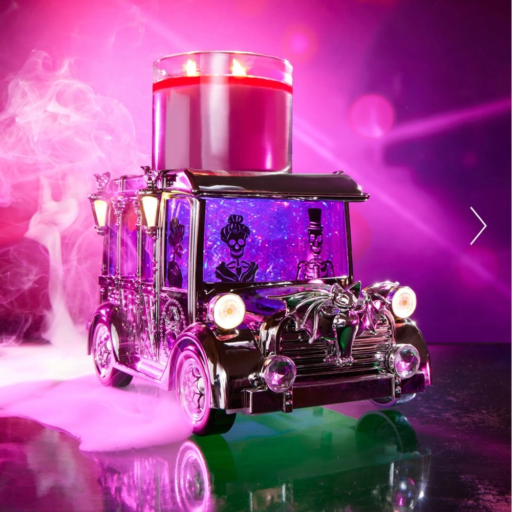 Bath & Body Works - Light-Up Hearse Waterglobe *Candle not included